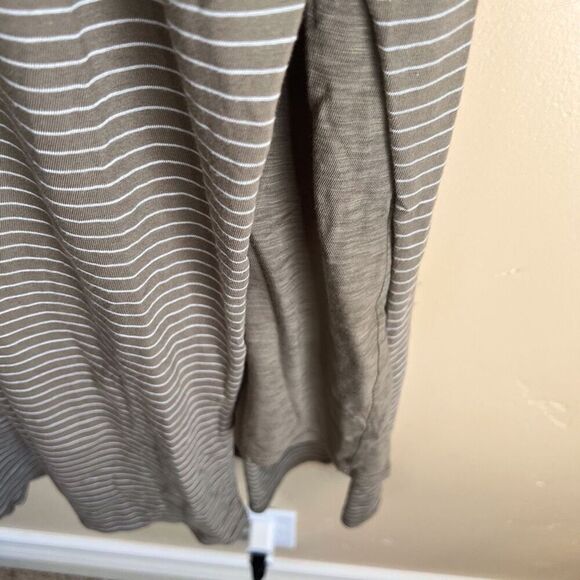 Michael Stars Womens Midi Side Slit Striped Tank Dress Size Small - Picture 6 of 7